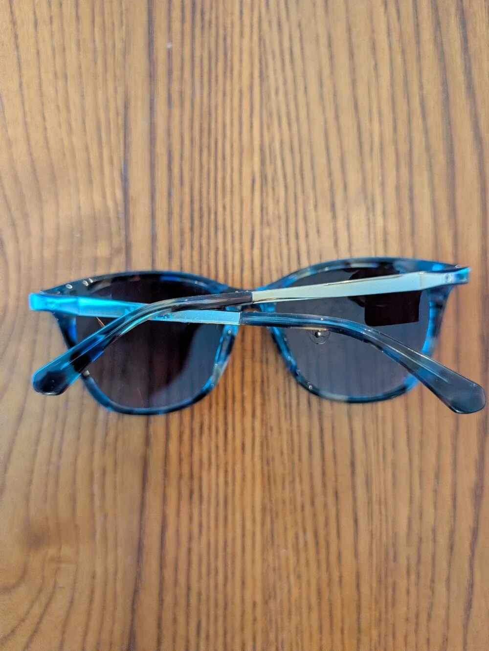 Kate Spade Cat-Eye Tortoiseshell Sunglasses - Green/Blue Tortoise